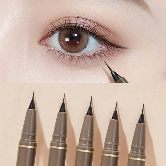 Ultra Thin Black & BrownEyelash Eyeliner Pen Waterproof Long - Lasting