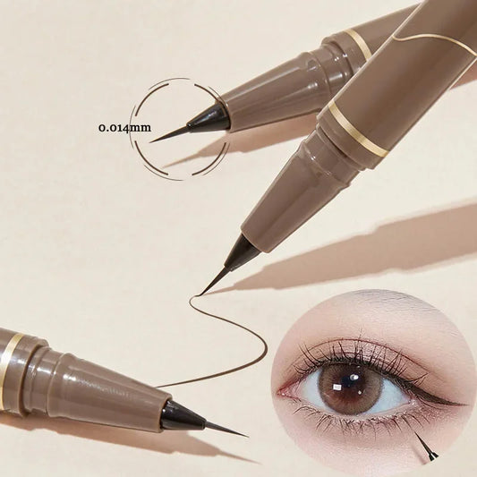 Ultra Thin Black & BrownEyelash Eyeliner Pen Waterproof Long - Lasting