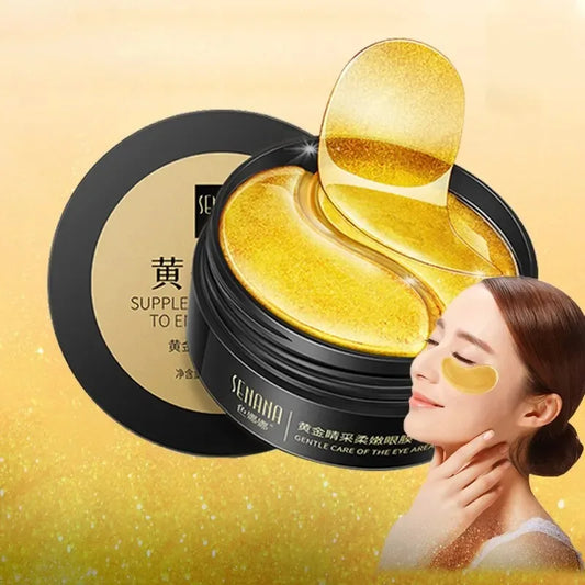 60pcs Golden Moisturizing Eye Mask