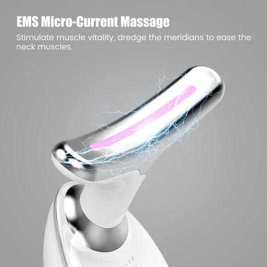 Face & Neck Lift Beauty Device – LED Light Therapy Massager
