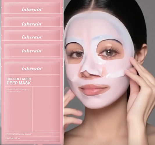 4/5/10PCs Bio Collagen Face Mask Moisturizing Refreshing Brightening Face Skin Care