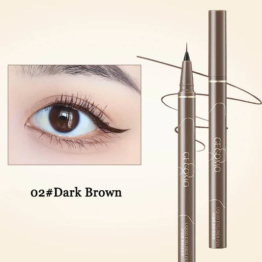 Ultra Thin Black & BrownEyelash Eyeliner Pen Waterproof Long - Lasting